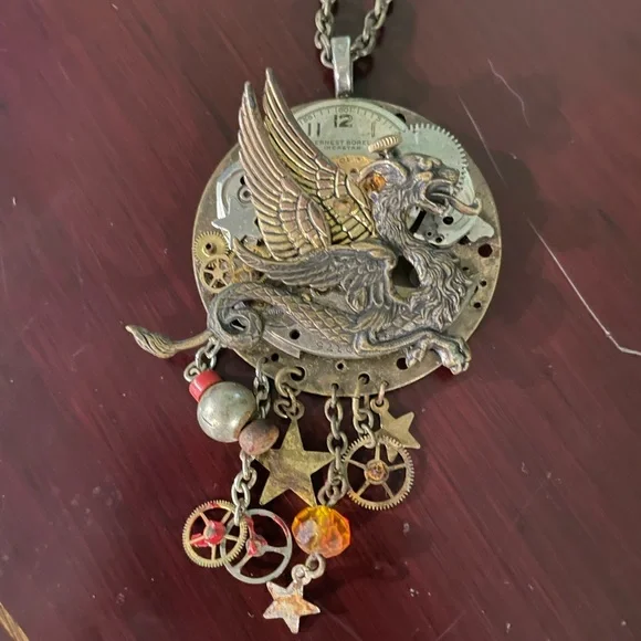 Steampunk necklace - Picture 1 of 3